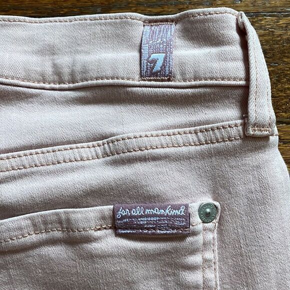 7 for All Mankind Pink Jeans - Picture 5 of 7